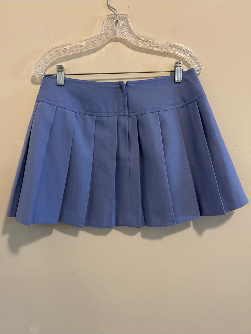 Le Coq Sportif Vintage Pleated Skirt - Periwinkle Blue - Picture 2 of 7